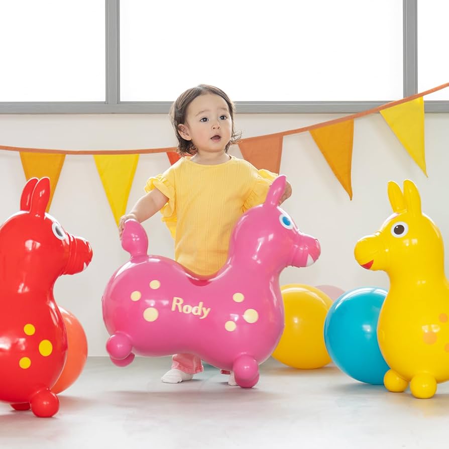 Rody - RODY / ロディ ■乗用ロディ ピンク ロッキングベース セット 子供用品【中古】  [0220478329] Amazon.co.jp: 【正規品】 ロディ＆ロッキングベースセット