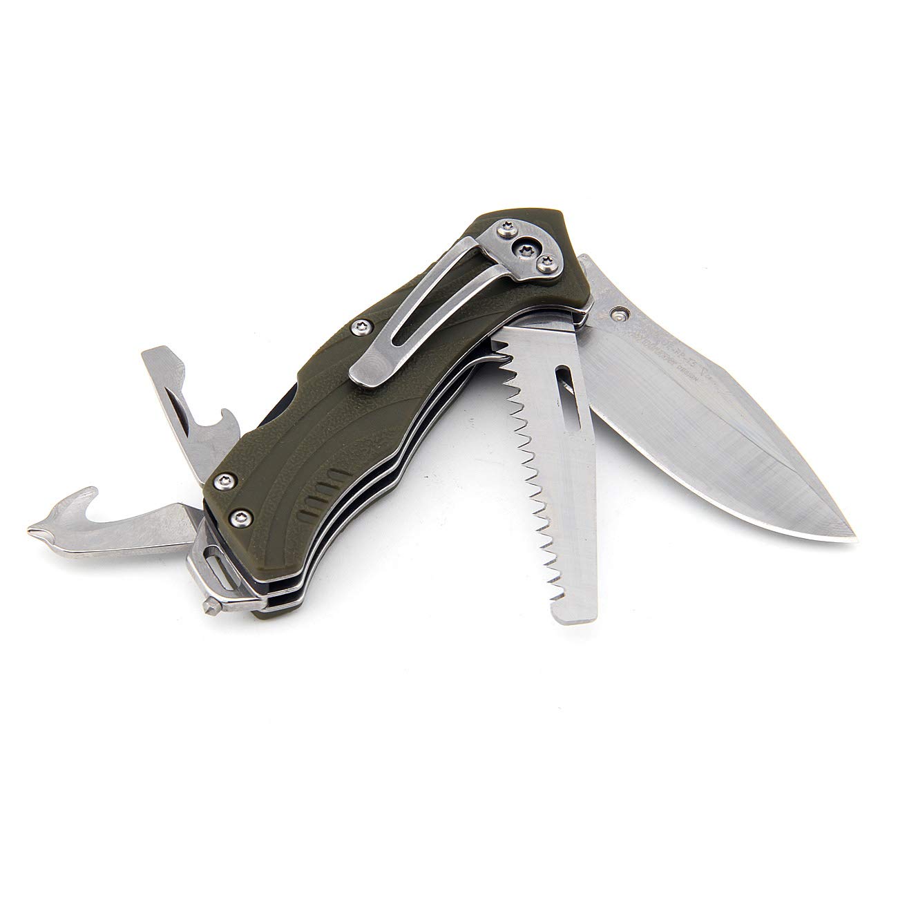 Sanrenmu 7098 Liner Lock Pocket Folding Knife Multitools 12C27 Blade PA66+GF Handle
