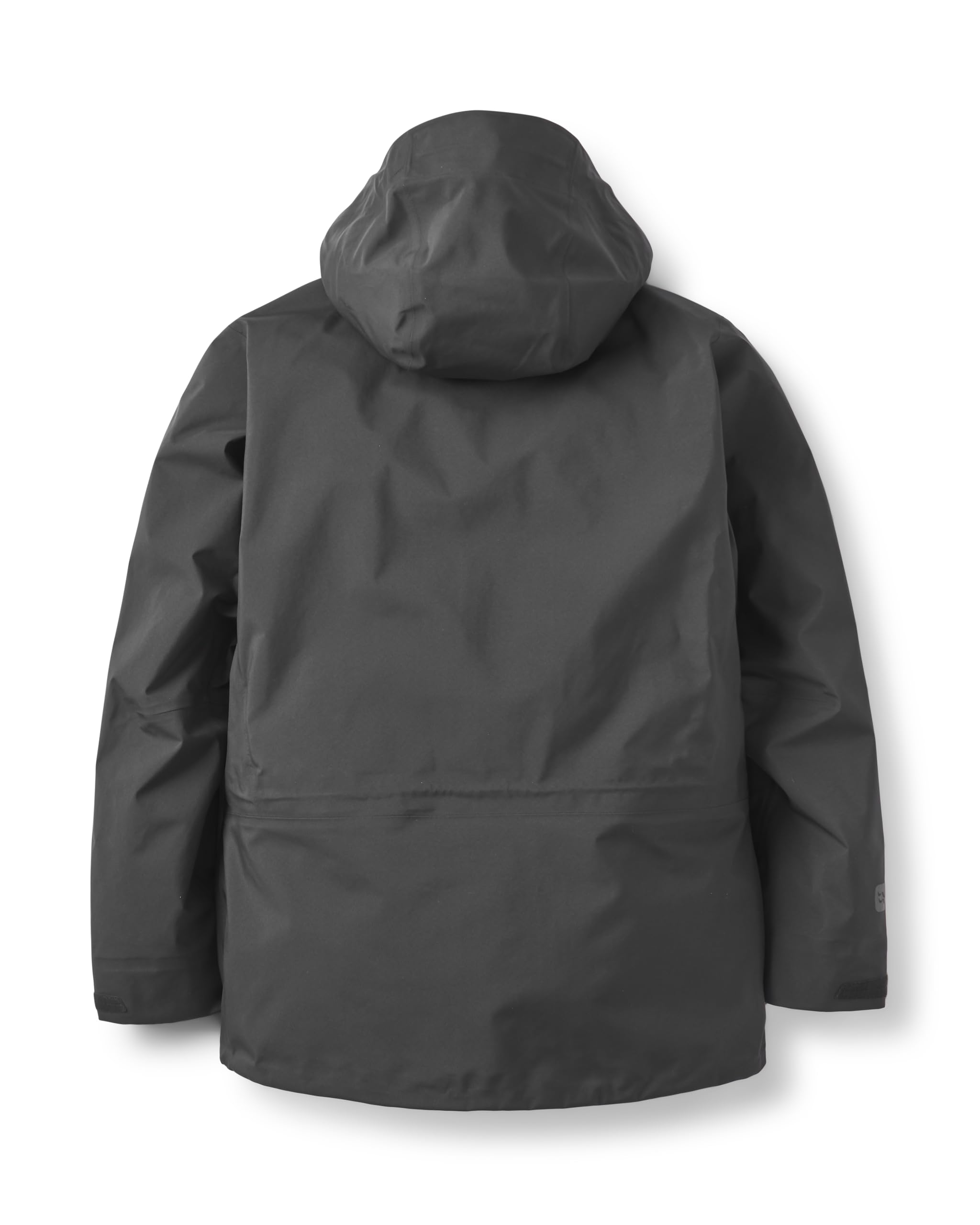 Rab Chaqueta Kangri GTX para hombre, impermeable y transpirable, abrigo Gore-tex para senderismo, senderismo y montañismo, Negro, X-Large