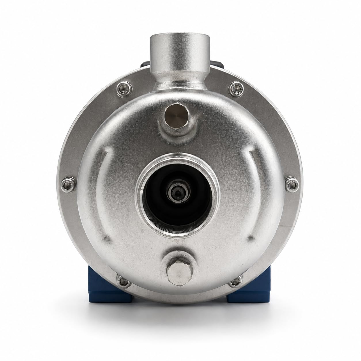Ampika FCP 1,5/15-AM Pompa Centrifuga Alimentare 380V Trifase - Acciaio Inox AISI 304, 1500 l/h, Altezza 15 m, Motore 0,37 kW IP55, Guarnizioni Viton, per Latte, Succhi e Acqua Potabile