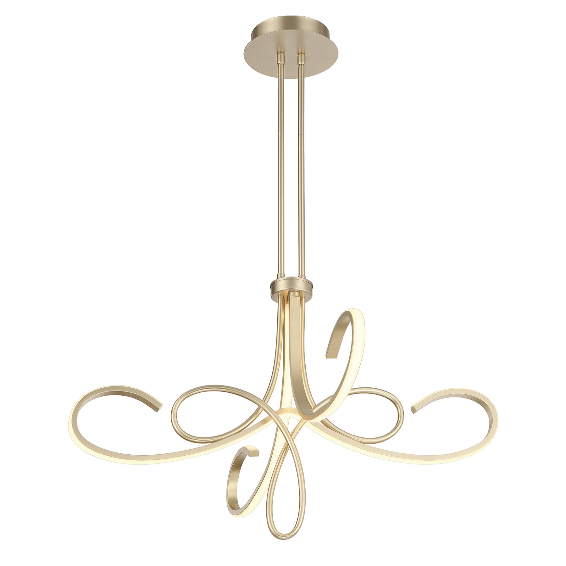 GEORGE KOVACS P5436-697-L Astor LED Chandelier, 1-Light, 24 Total