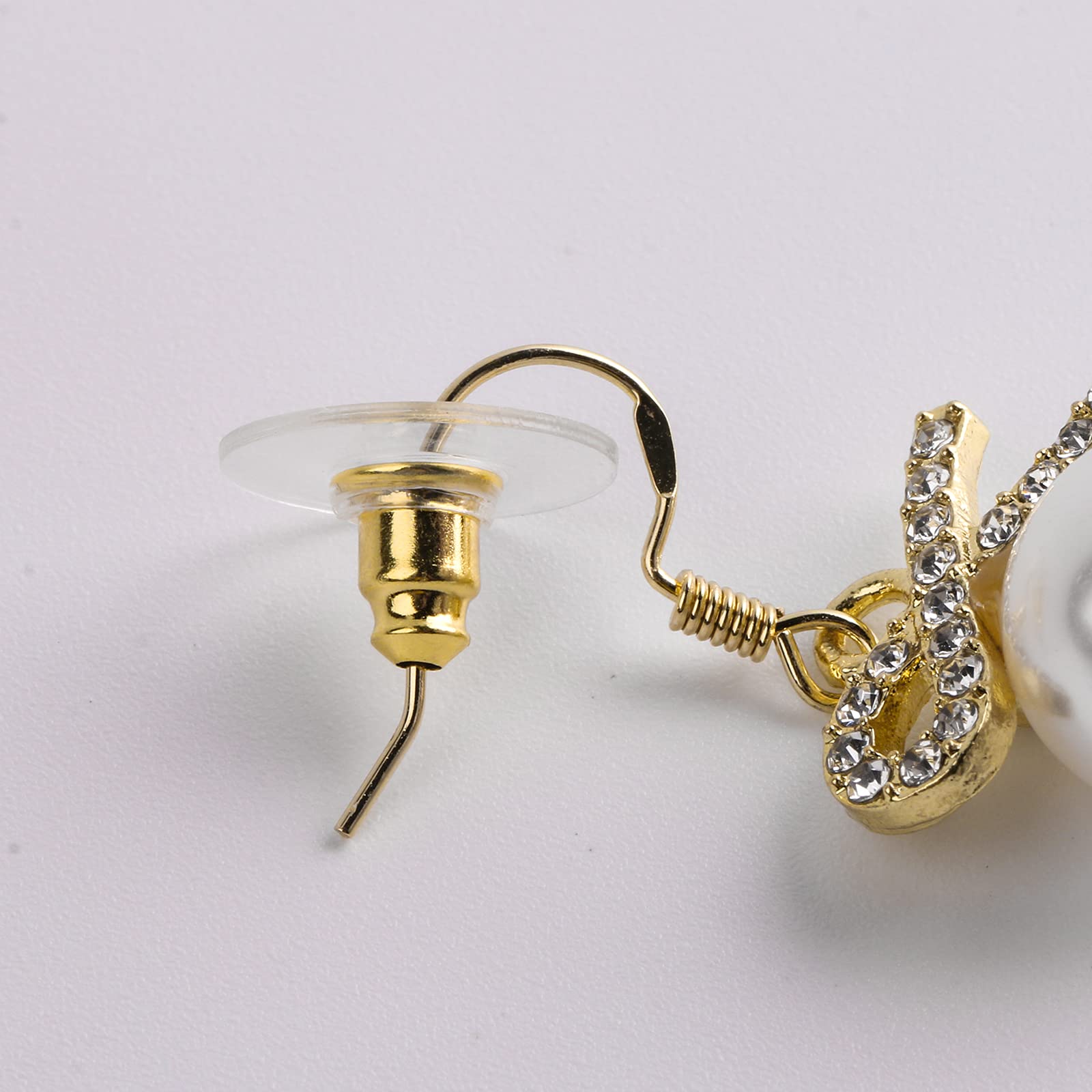 Push Back Lockable Earring Backs 14K Solid Gold PushBack Friction