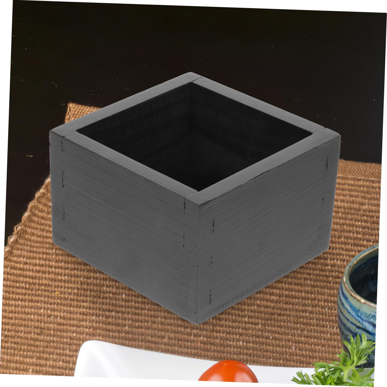 PRETYZOOM 2pcs Box Wooden Sake Cup Sake Cup Storage Holder Sake Cup Container