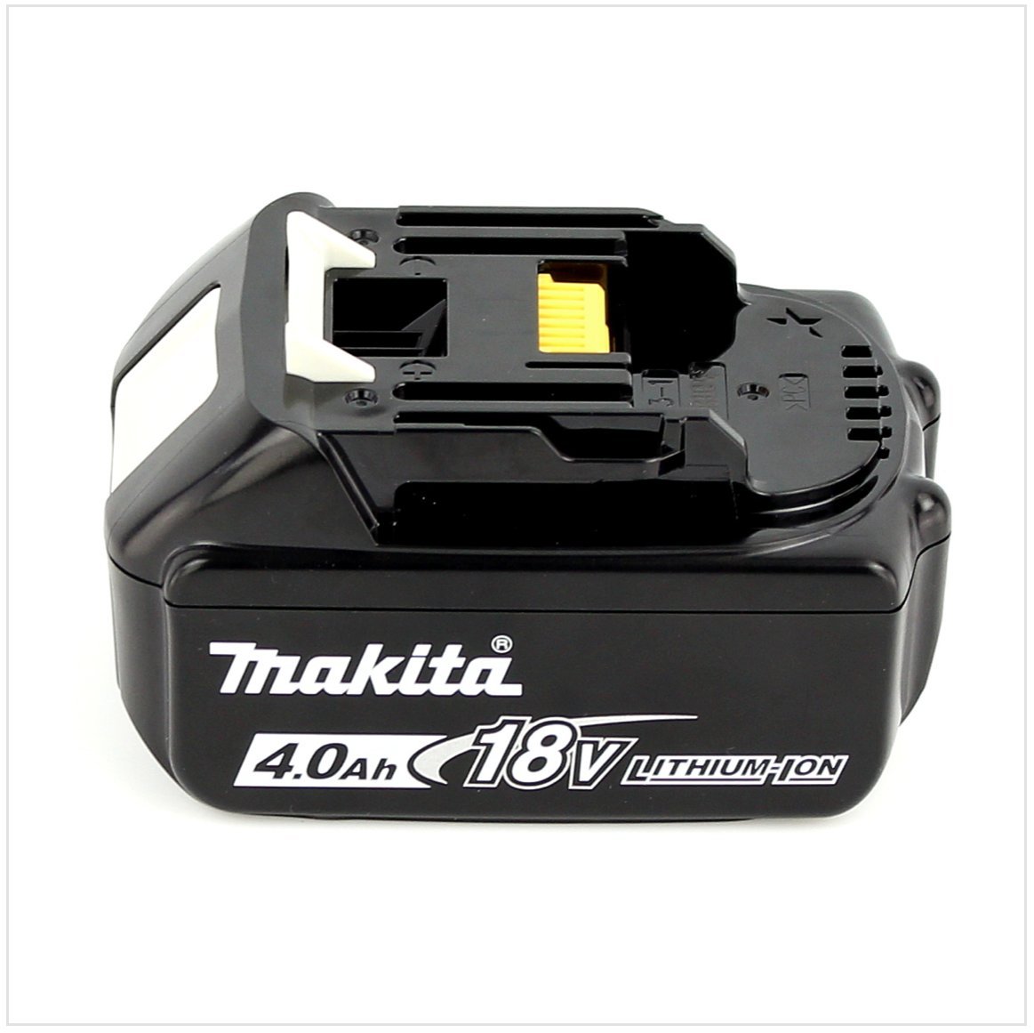 Makita DGA 504 18 V, 125 mm, akumulator, szlifierka kątowa Makpac, w zestawie 1 x akumulator 1840 bl, bez ładowarki