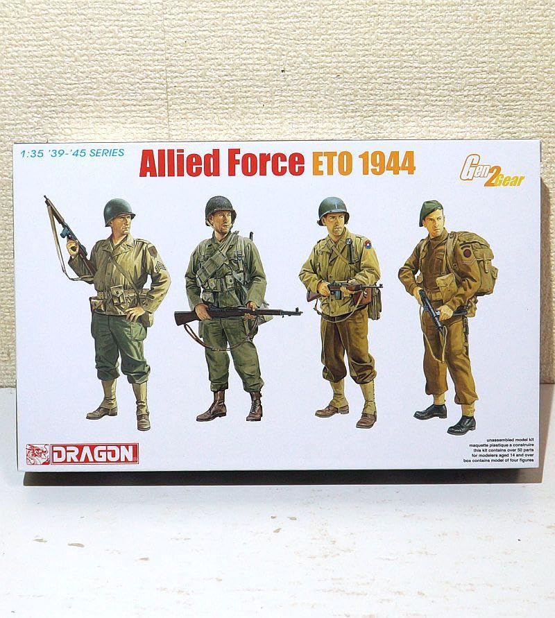 Amazon.co.jp: ドラゴン 1 35 連合軍兵士 ヨーロッパ戦線 ETO 1944年