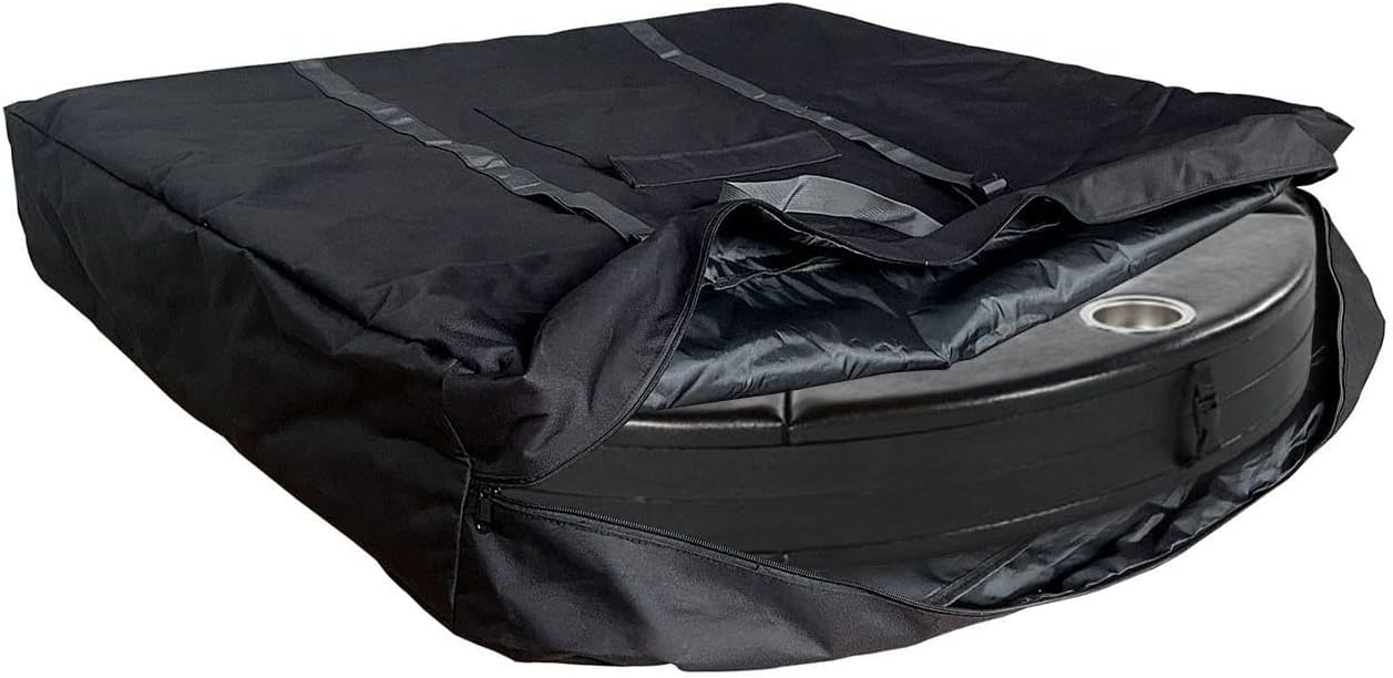 Global Storage Poker Table Bag for Folding Poker Table Storage or Carry, Poker Table Cover 900D Heavy Duty Oxford Fabric Poker Table Accessories Black