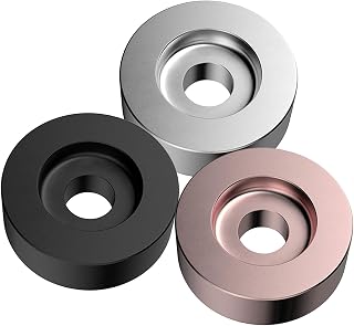 3Pcs 45 RPM Adapter, Solid Aluminum Dome 45 Record Adapter for Turntable RPM Record Player for 7 Inch Vinyl Record Players Turntables