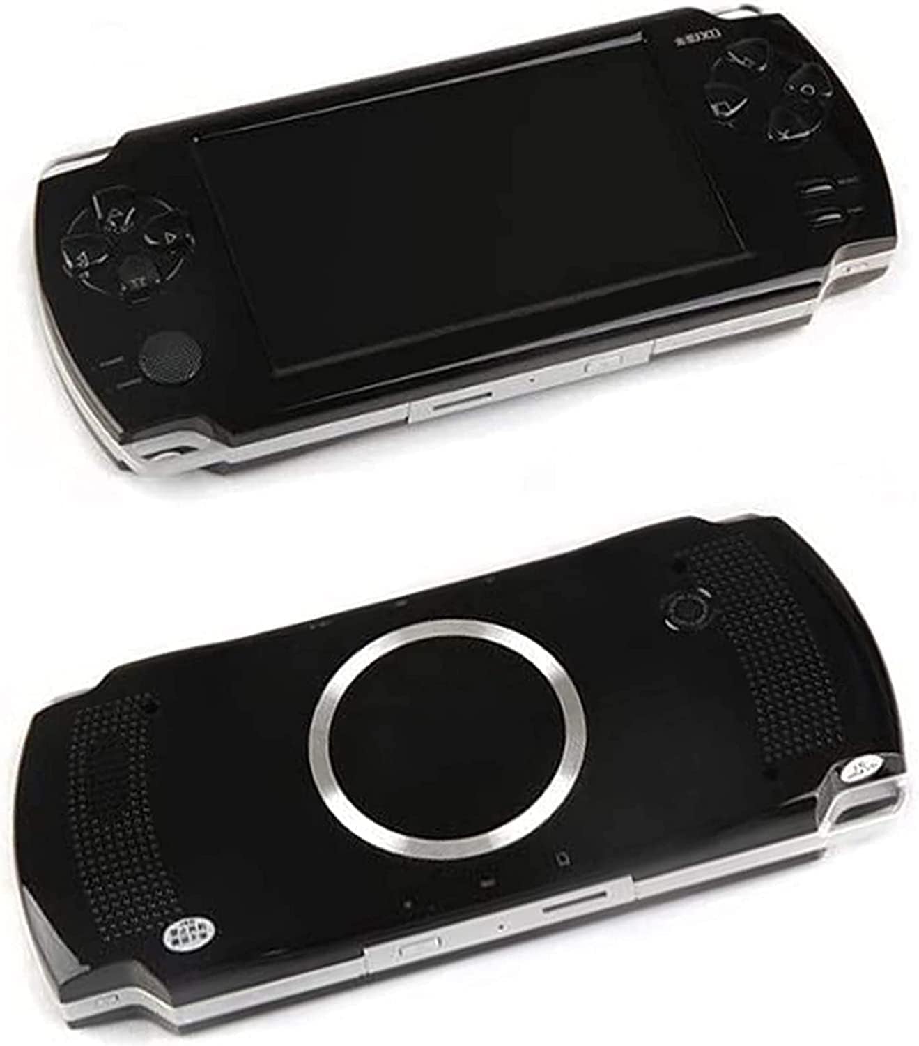 LKTINA 8GB 4.3’’ 1000 LCD Screen Handheld Portable Game Console, Built in 1200+Real Video Games with Media Player, for gba/gbc/SFC/fc/SMD Games, Best Gift for Kids and Adults -Black (Medium)