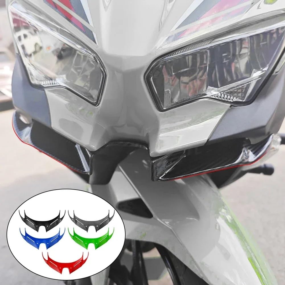 Aerodynamicznego rozdzielacza włókna węglowego Do R15 V4 | Wlot powietrza w kształcie płetwy rekina, przedni spoiler i wiatr(Carbon Fiber)
