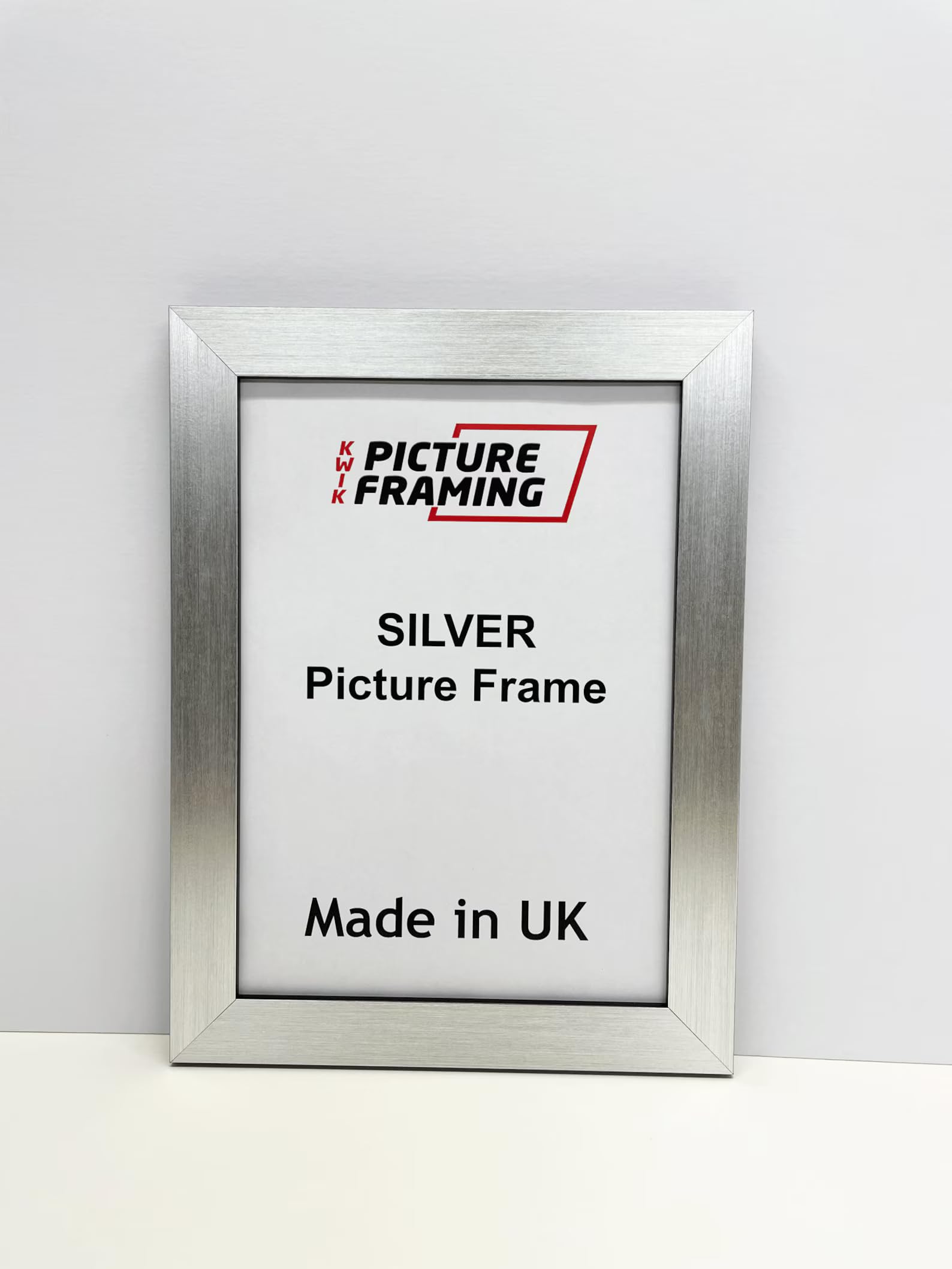 Picture Frame - 30mm Flat Polcore Frame for Photos, Prints & Wall Art | Portrait or Landscape (45cm x 30cm, Silver)