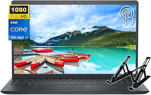 Dell Inspiron 15 3530 Laptop con pantalla táctil, Intel Core i7-1355U de 13 generación, pantalla táctil FHD de 15.6 pulgadas, 64 GB de RAM, SSD de 2