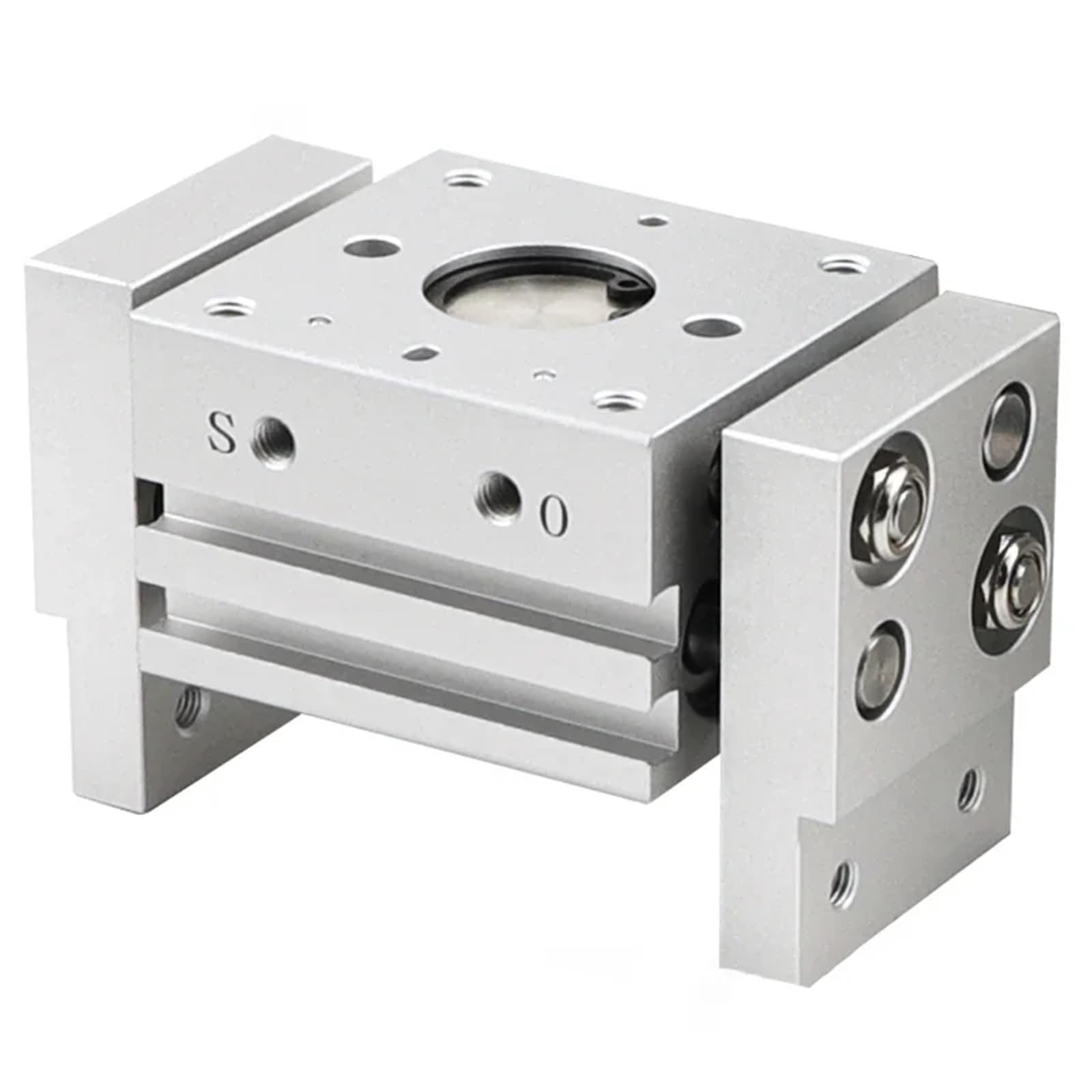 Cilindro neumático de repuesto de pinza de doble efecto serie MHL2 con dedo de apoyo 10D/16D/20D/25D/10D1/16D1/20D1/25D1 | Cylinder(MHL2-40D)