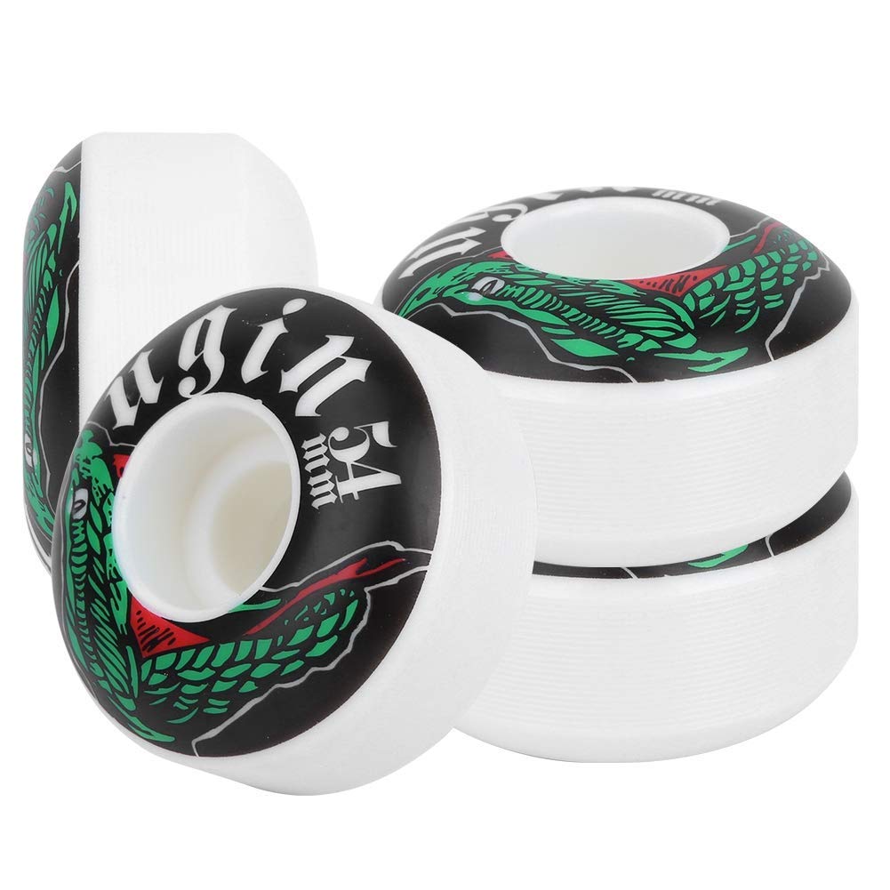 Alomejor Ruote Skateboard Street Cruiser 54x32mm Set 4 Pezzi per Tavola Lunga Accessori Skateboard Ruote Strada Adesive Antiscivolo