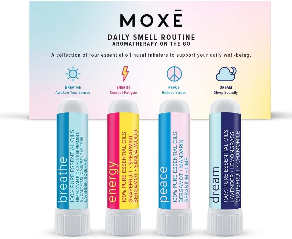 Buy MOXĒ Daily Aromatherapy Nasal Inhalers Set, All Day Aromatherapy