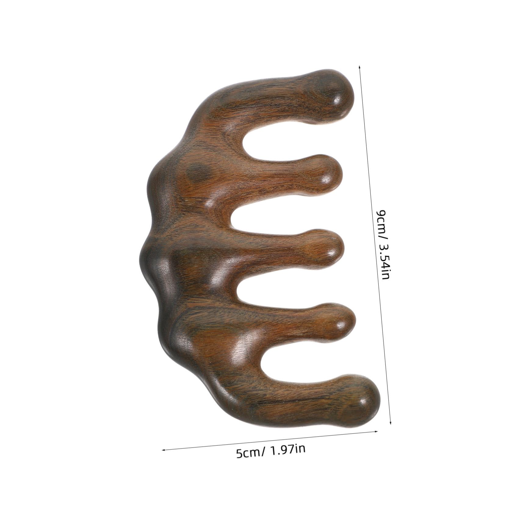 Beavorty Sandalwood Comb Massage Tools Massager Reliable Massage Comb Wood Craft Massage Comb Creative Wooden Massage Comb Body Massage Tool Simple Massage Comb Creative Massage Comb