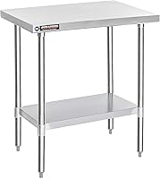 Vista 79 de DuraSteel - Mesa de trabajo de acero inoxidable para alimentos (grado comercial)