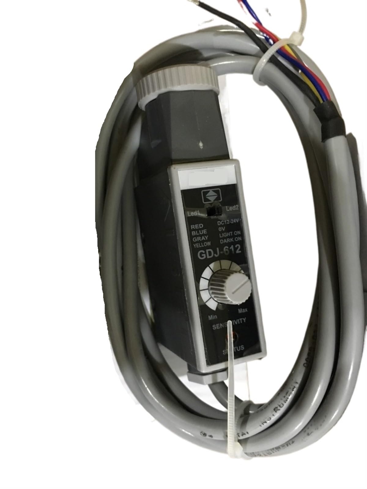 PXQCHAVLN GDJ-612G/R color photoelectric sensor switch DC12-24V
