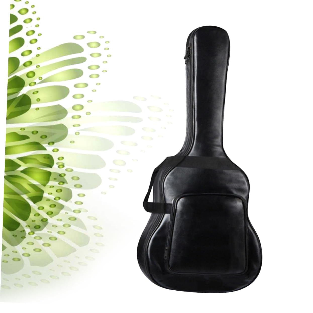 SUPVOX 41 Inch Acoustic Guitar Bag Black Bag Double Shoulder Straps Guitar Case Hardshell Oxford Fabric Water Resistant Easy to Carry Stringed Instruments Package