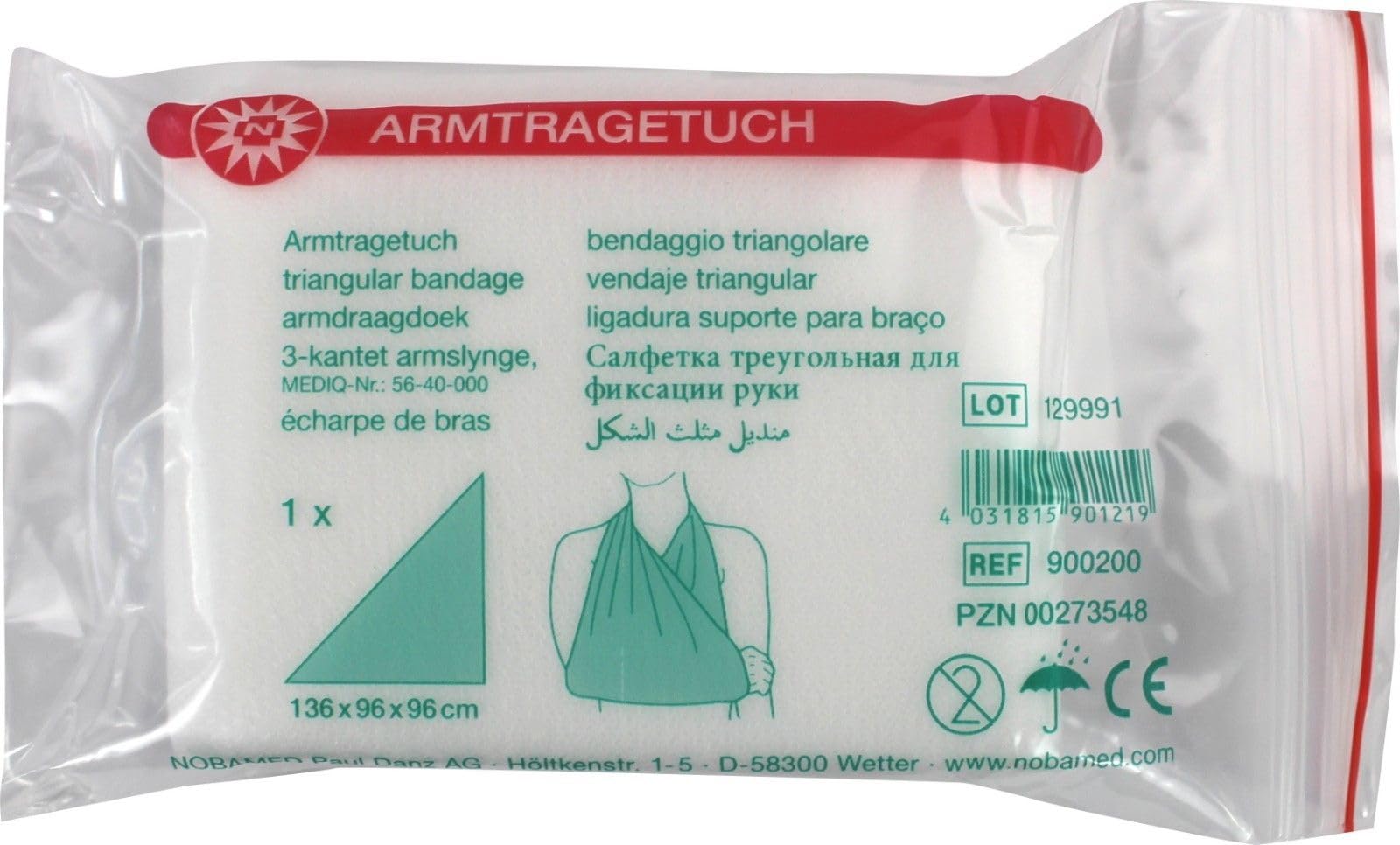 ARMTRAGETUCH Nobamed 900200 - Tessuto non tessuto, 1 pezzo