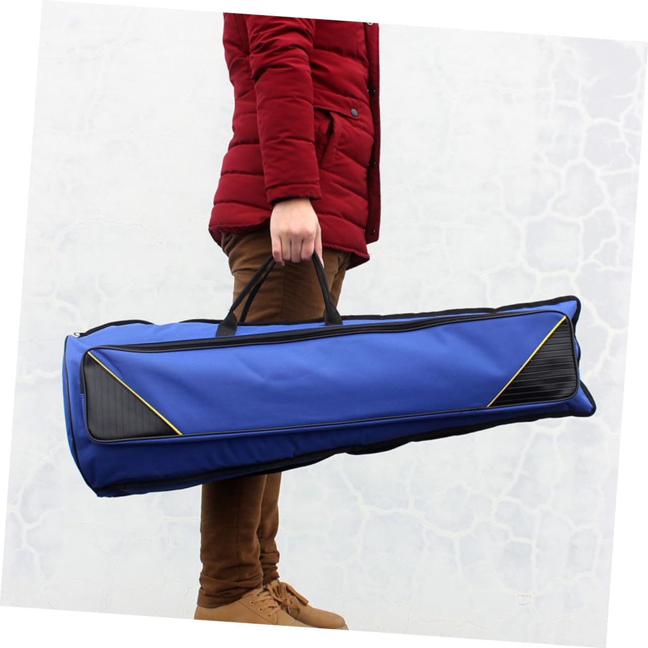 TOYANDONA 1pc Thickened Oxford Cloth Trombone Storage Bag Soft Musical Instrument Case High Tensile Strength Lightweight Design for Easy Carrying Blue for Musicians
