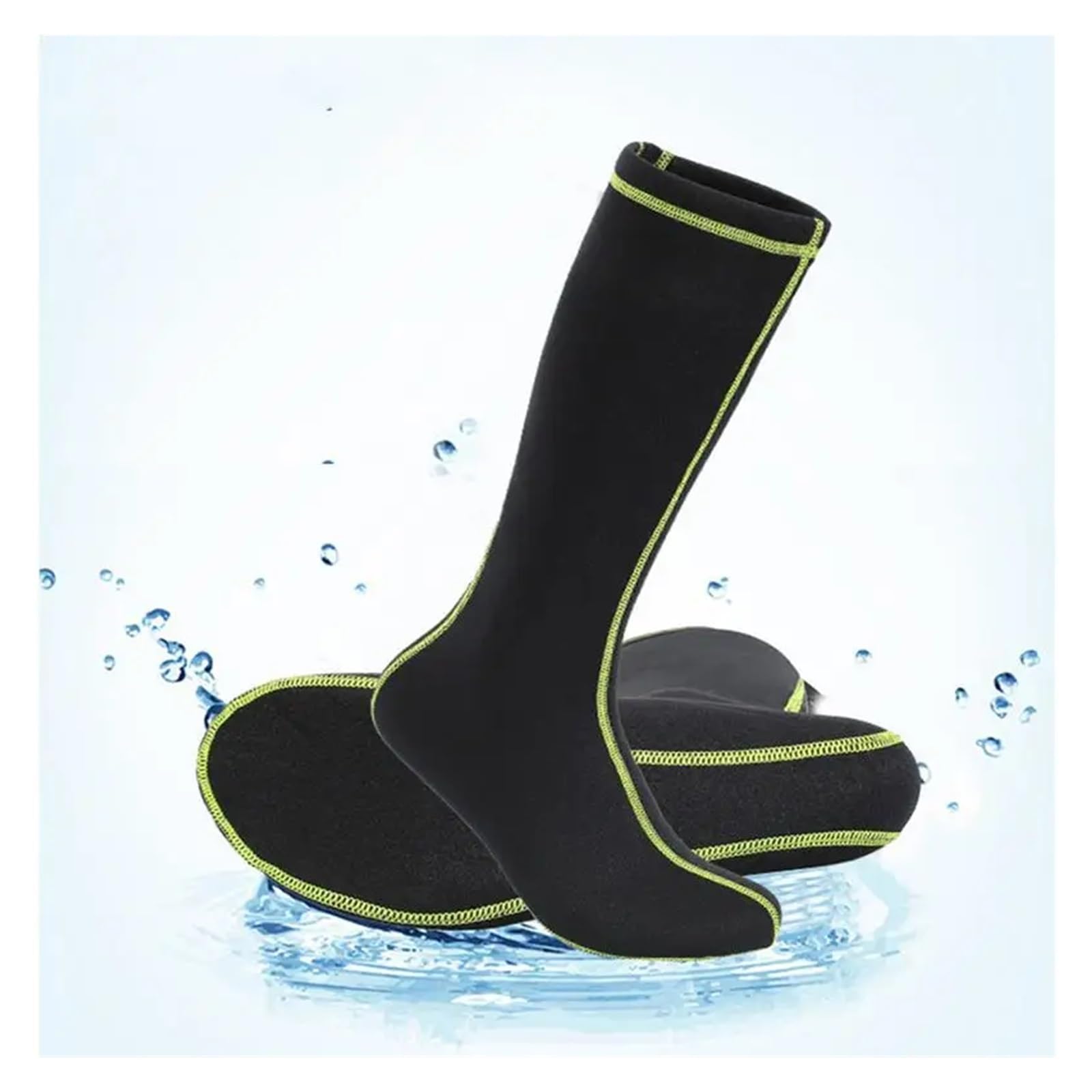 Calzari Sub Calzini Da Muta In Neoprene Antiscivolo, Anti-sabbia, Elastici, For Beach Volley, Calzini Lunghi Fino Al Ginocchio For Nuoto E Immersioni