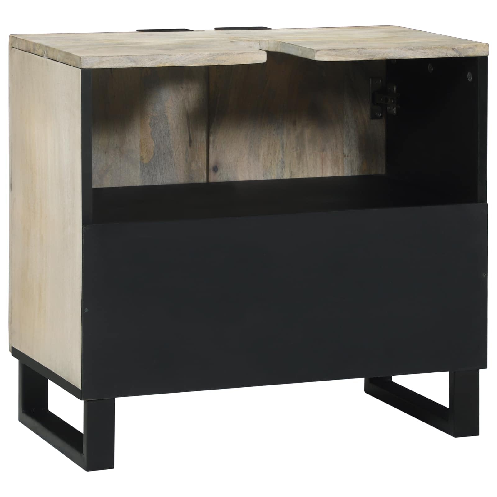 vidaXL Szafka pod umywalkę Biały 62 x 33 x 58 cm Drewno inżynieryjne