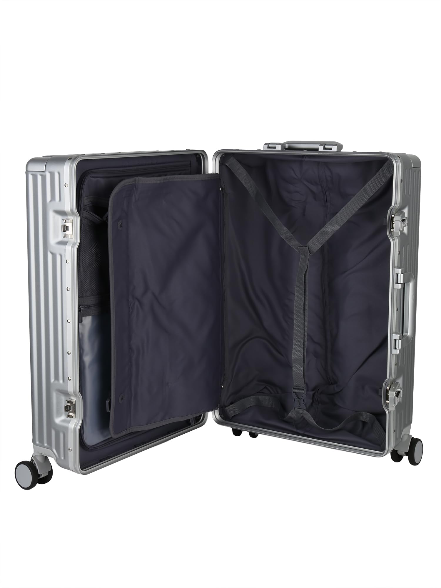 VAN HILL Herolite Hartschalen-Trolley Reisekoffer mit 4 Doppelrollen, TSA-Schloss & Schnappverschluss – Leichtes Hartschalen-Reisegepäck aus Polycarbonat/ABS