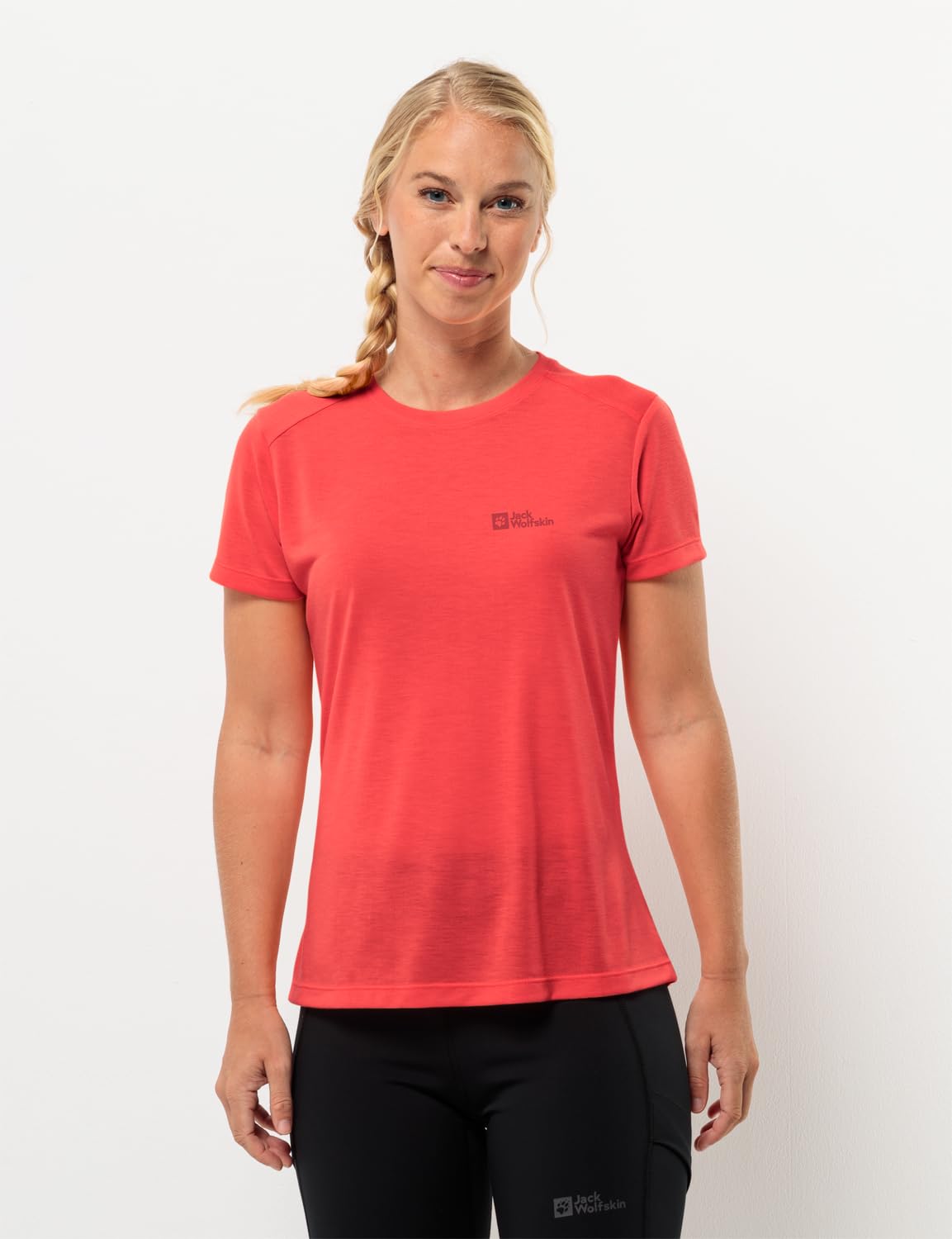 Jack Wolfskin Vonnan S/S T W Vibrant Red