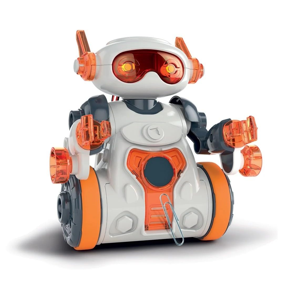 Clementoni - Mio The Robot Next Generation 2.0 - Múltiples modos de juego y aplicación gratuita - Electrónica de juego y ciencia - Luces de sonidos y movimientos - Inglés - 75143
