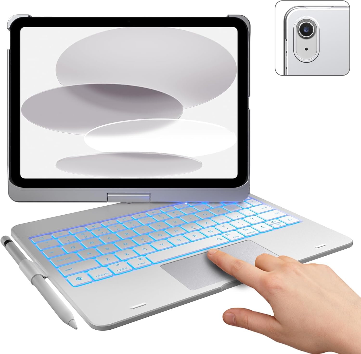 typecase Touch Keyboard for New iPad A16 2025 (11th Gen) & iPad