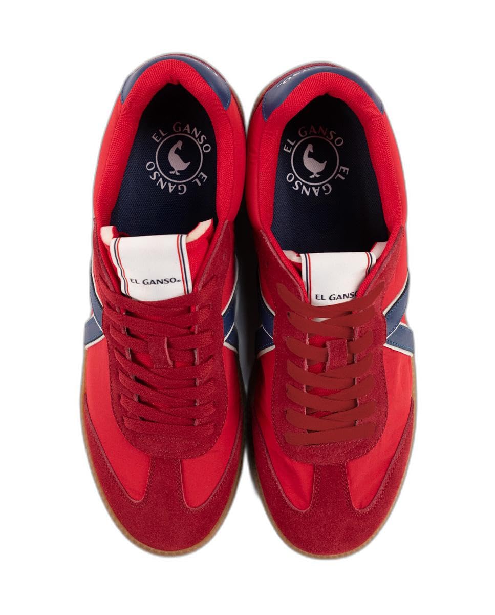 El Ganso Zapatilla Setentera Nylon Granate