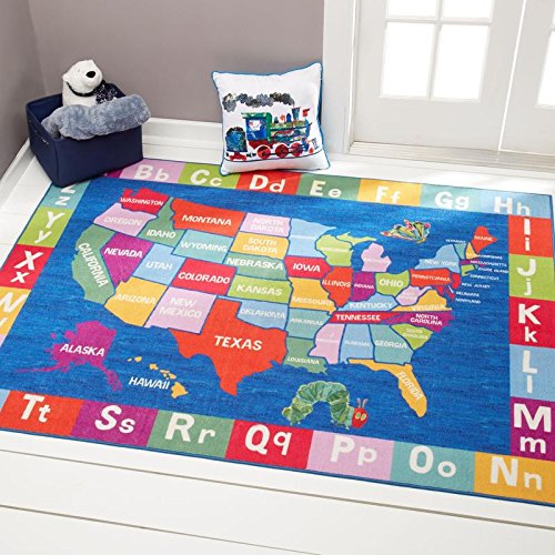 Photo 1 of ***STAINED - SEE PICTURES***
Eric Carle Elementary USA Map 6'6" x 9'5"