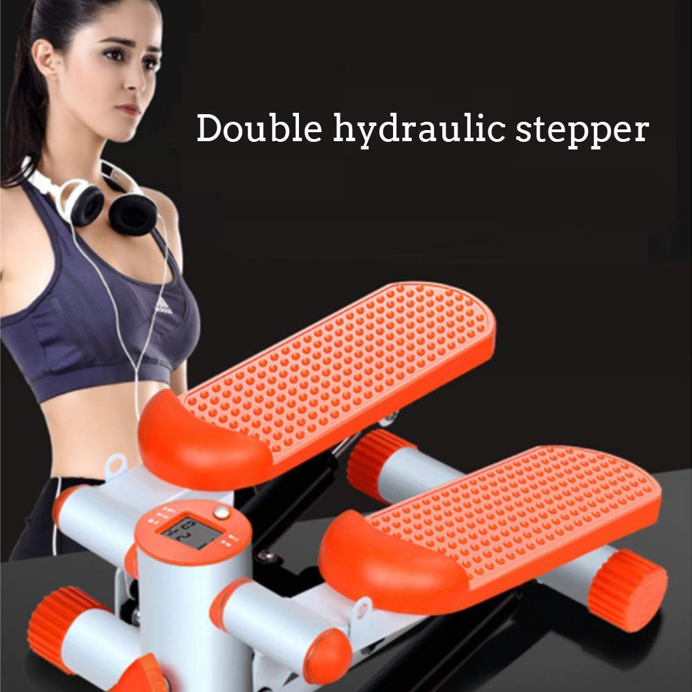 Hydrauliczny przyrząd do ćwiczeń pedałów – wyciszona mini maszyna krokowa do domowego fitnessu, kompaktowa konstrukcja do użytku pod biurkiem, wielofunkcyjny sprzęt treningowy o niskim stopniu