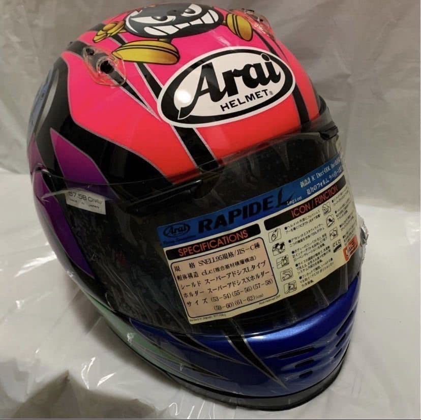 Amazon.co.jp: 未使用 Arai 坂田和人 RAPIDE-LラパイドLレプリカ 