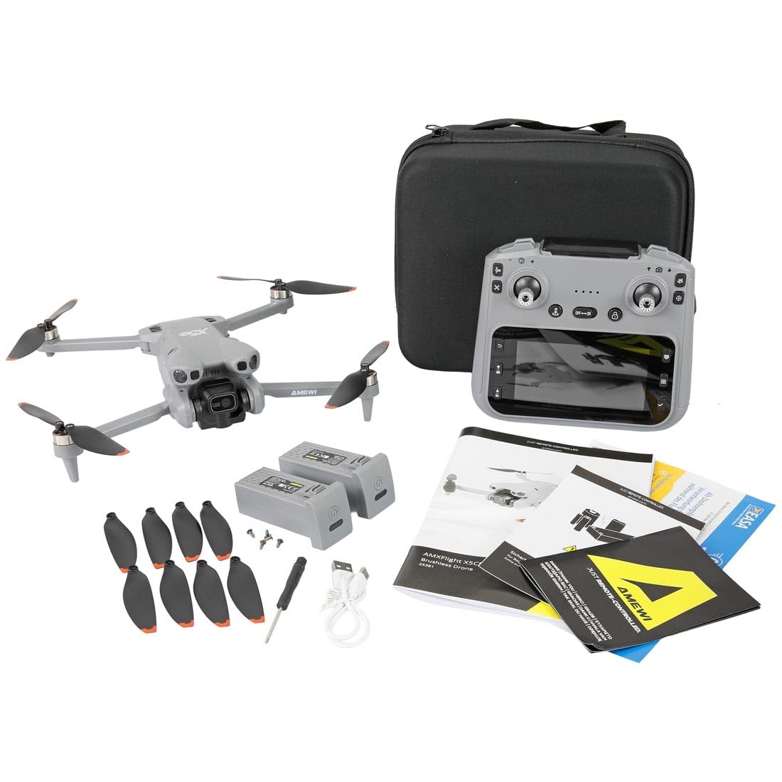 Drone FPV AMWFlight X5C Pro Bushless avec caméra et retour vidéo - Amewi
