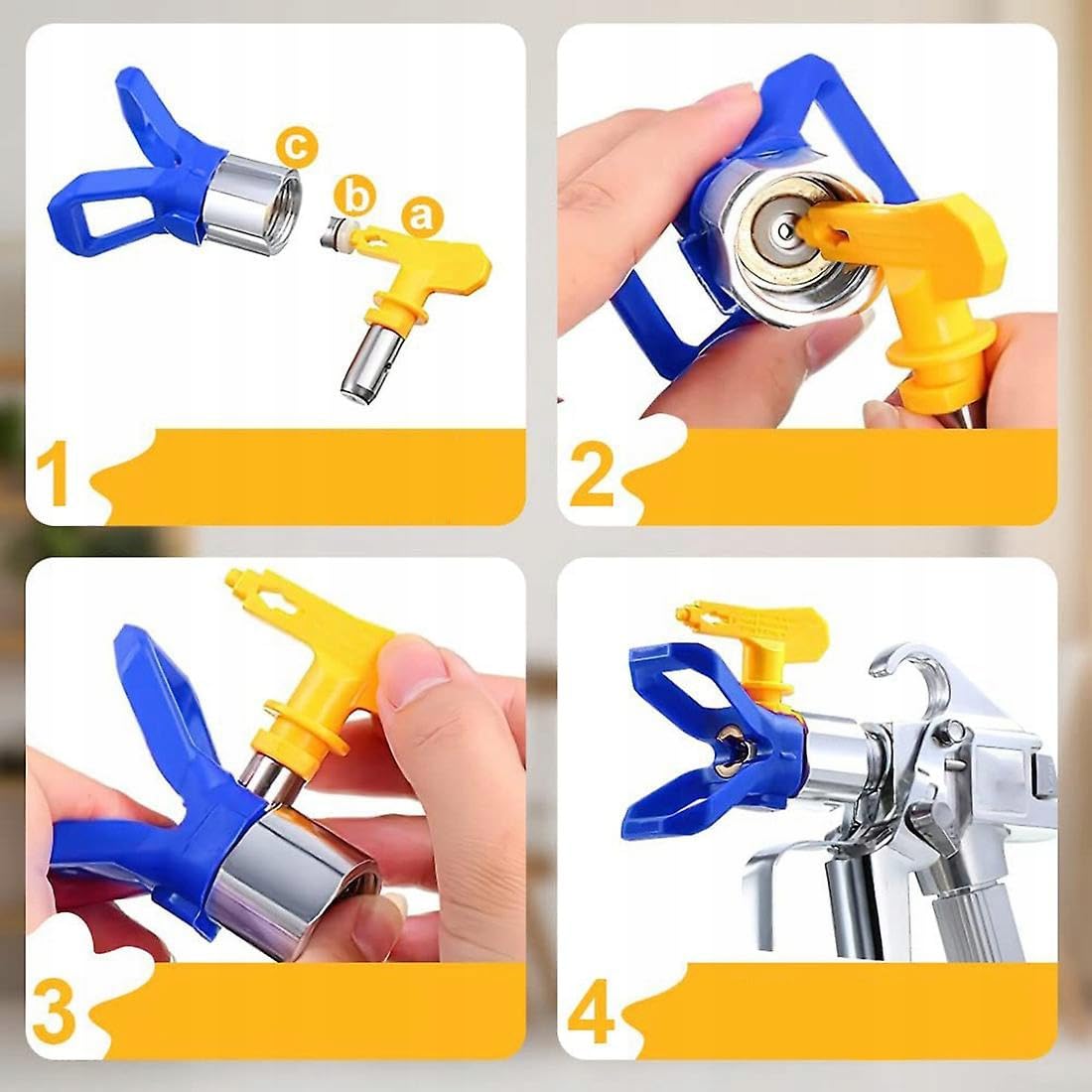 Rosfix Düse Ultra Spray 517 5er Set Kompatibel mit Graco Wagner Titan