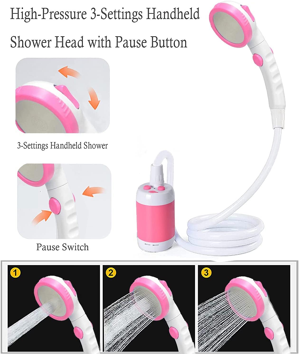 Bertaus Douche Portable Extérieur PL80 Douche Portable électrique 5000