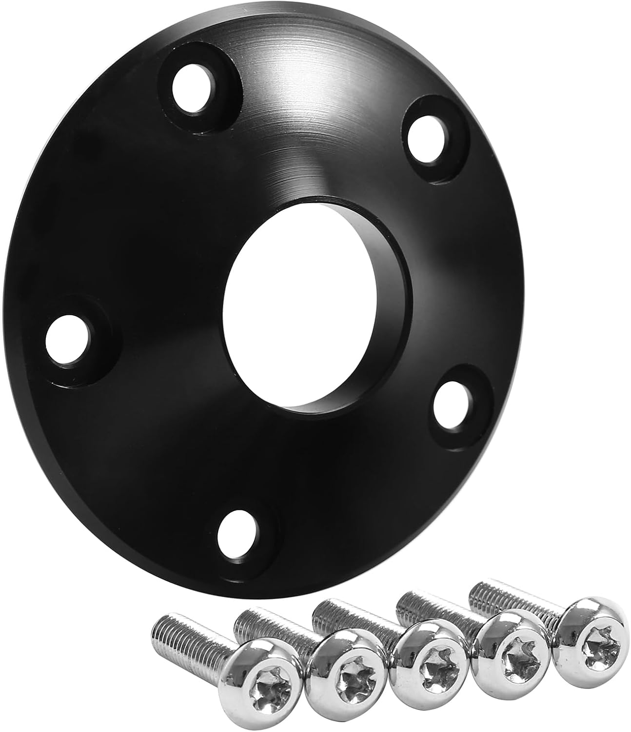 TCT-MOTORPARTS Dual Disc Front Wheel Hub Cap Cover Fits for Harley Street Glide Non ABS 08-21