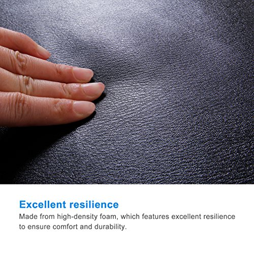WolfWise 6'x2' Gymnastic Mats Folding Exercise Mat Tri-Fold Tumbling Training Fitness Panel Gym Pad, No-Slip Black