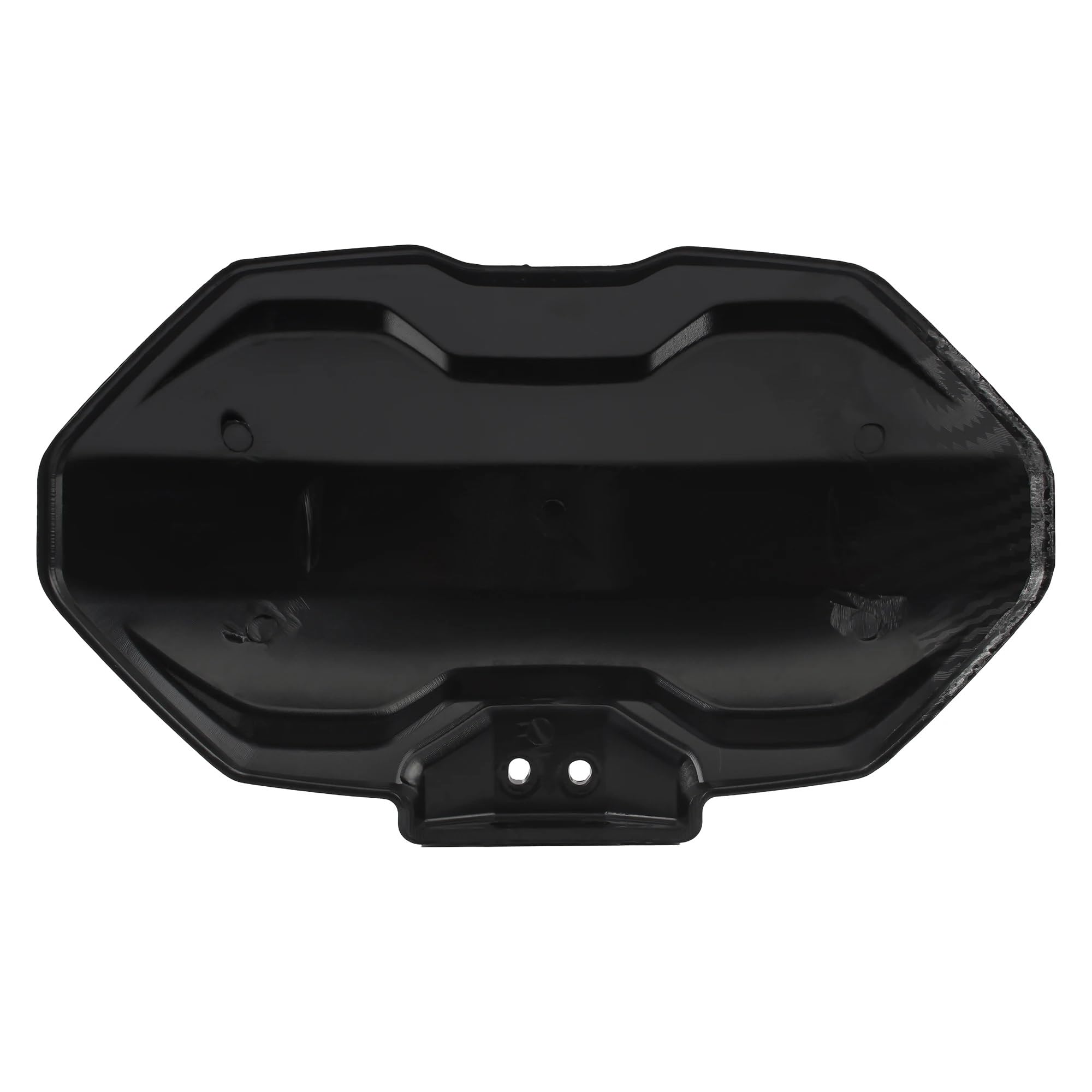 Parafango moto Per moto imitazione ruota regolabile in fibra di carbonio per parafango per Yamaha per Honda per Suzuki per scooter(Nero)
