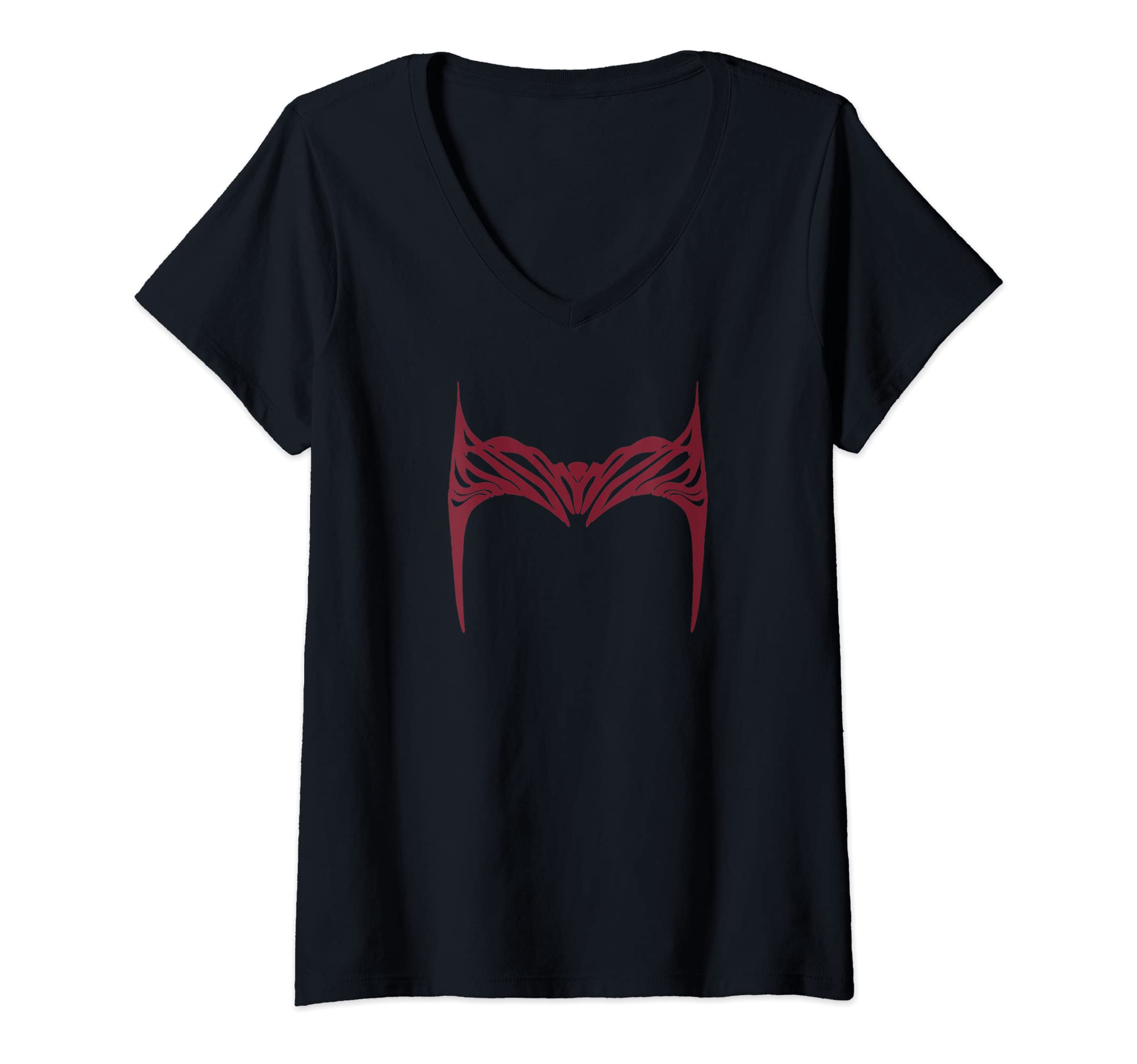 Womens Doctor Strange Multiverse of Madness Scarlet Witch Tiara V-Neck T-ShirtOEKO-TEX STANDARD 100