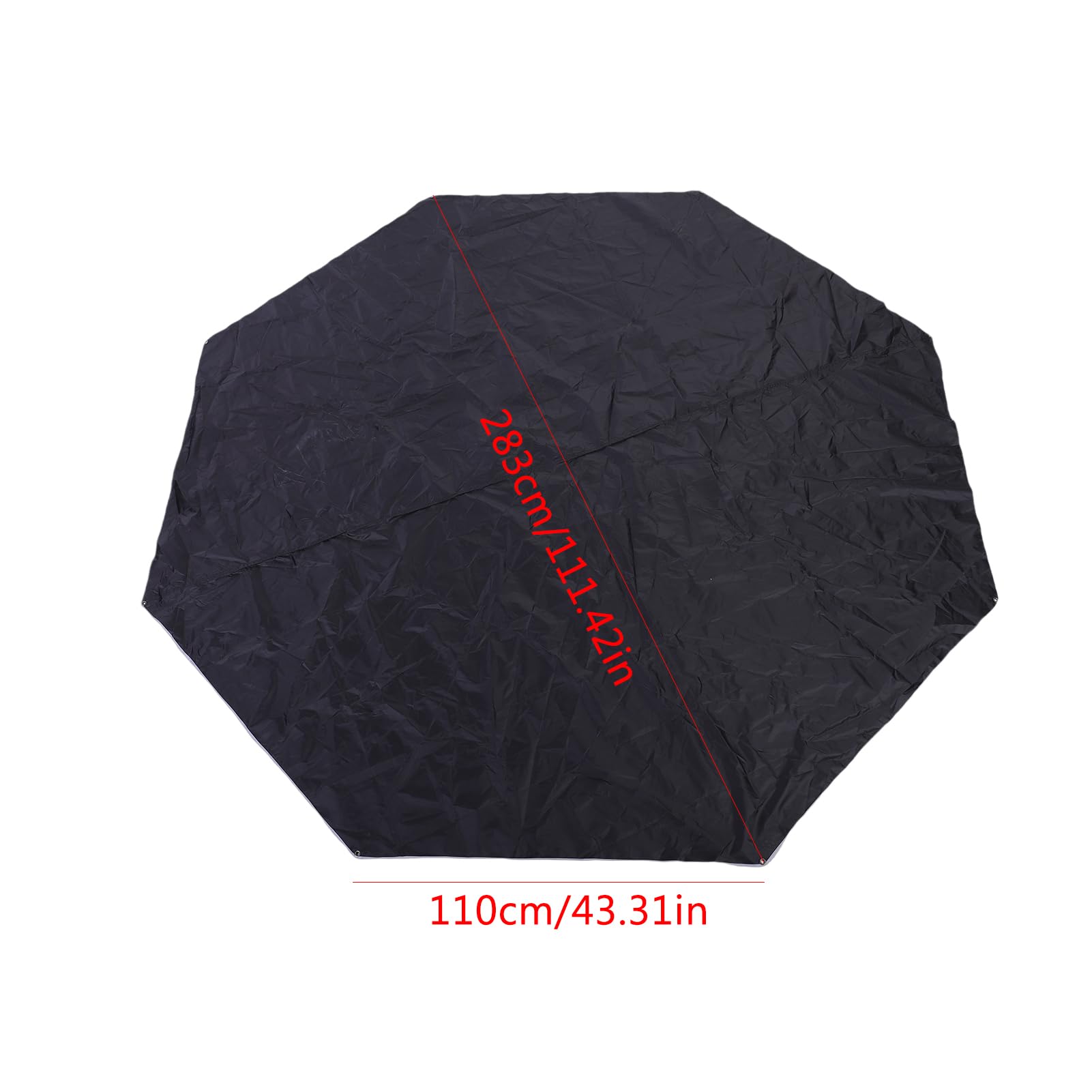 Telo da Campeggio, Tessuto in Nylon Resistente e Impermeabile con Retro Rivestito in Silicone, per Tenda, Parasole, Copertura per Amaca, Tappetino da Spiaggia, Picnic
