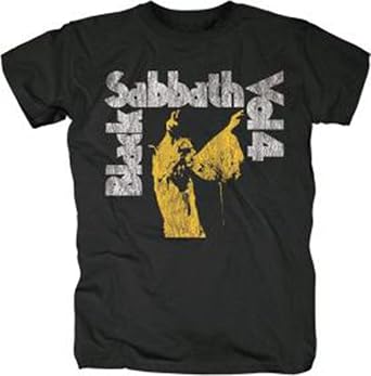 Black Sabbath Vol. 4 Black T-Shirt Large