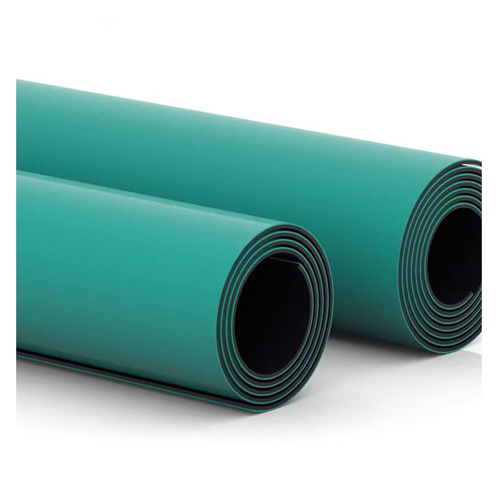 Tapis de prévention statique en caoutchouc, 600 x 1000 mm, 2 mm d'épaisseur, tapis d'établi pour réparation et soudage d'équipements électroniques, idéal pour le contrôle statique et la protection
