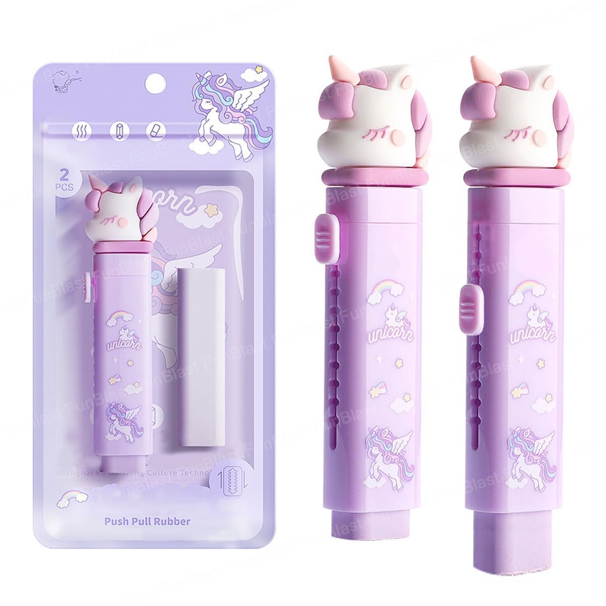PRV Eraser for Kids Unicorn Cutter Shaped Eraser Set for Kids, Stationary Set for Kids, Rubber Eraser for Kids, Kawaii Erasers, Fancy Erasers for Birthday Return Gift (Unicorn) Pack of 2 (B0DDQDG25S) Amazon Price History, Amazon Price Tracker