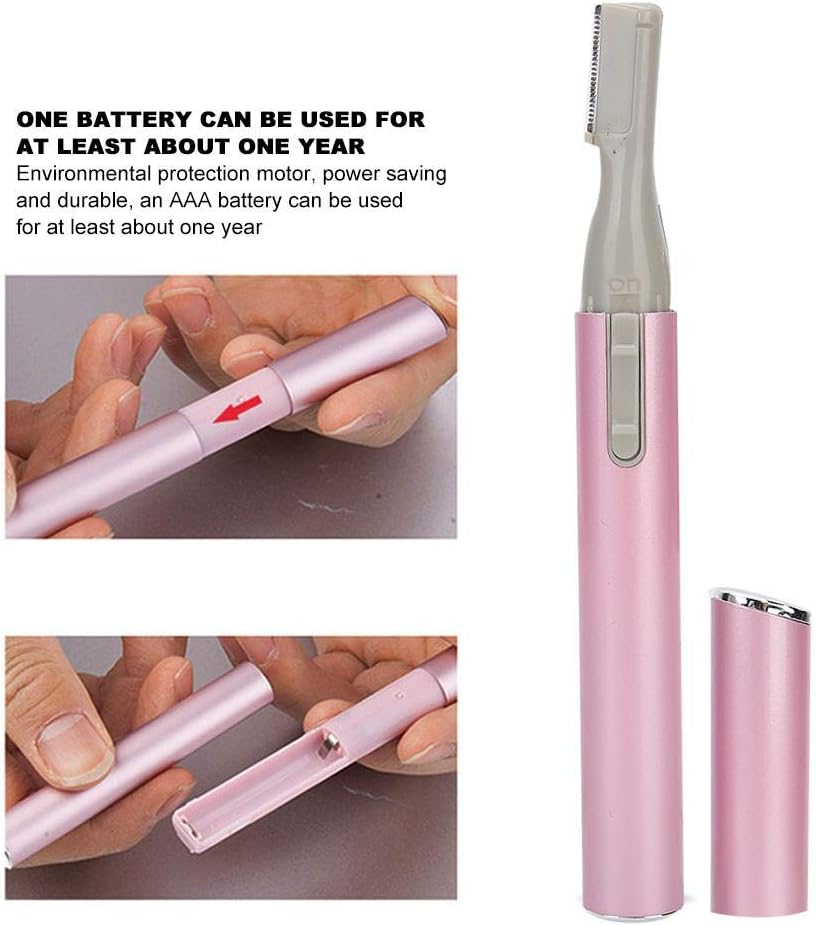 Electric Lady Shaver, Mini Womens Eyebrow Face Hair Trimmer, Hair Removal Tool with Disassembled Washed Cutting Head/ Design, for Face Body Arms Legs Underarms