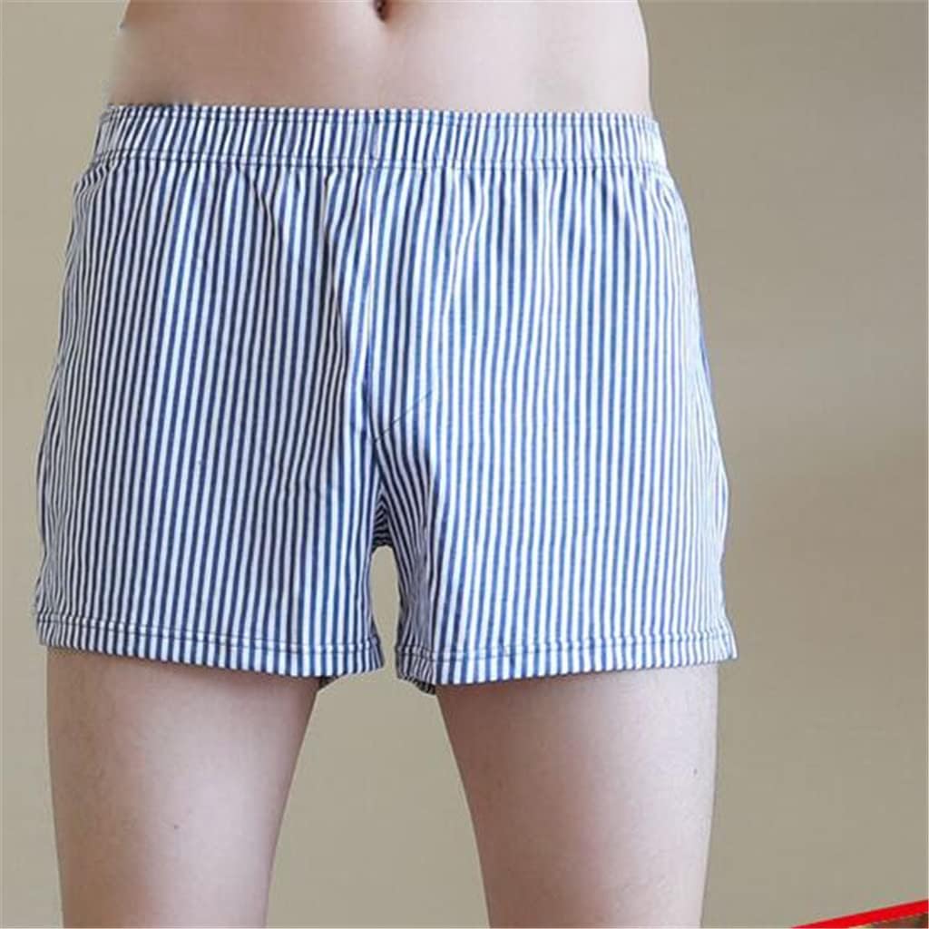4 Pack Loose Underpants Men's Arrow Pants Cotton Thin Sports Trend Striped