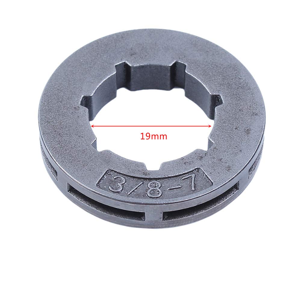 Lote de 20 piñones for Motosierra 028, 034, 029, 036, 039, MS290, MS310, MS360, MS390, Paso de 3/8", 7 Dientes, Estriado pequeño de 19 mm.