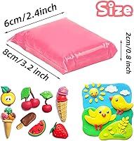 Vista 2 de Arcilla de Secado al Aire de 36 Colores, Arcilla Mágica para Modelar con Herramientas, Arcilla de Modelado Ultraligera DIY para Niños, Niños