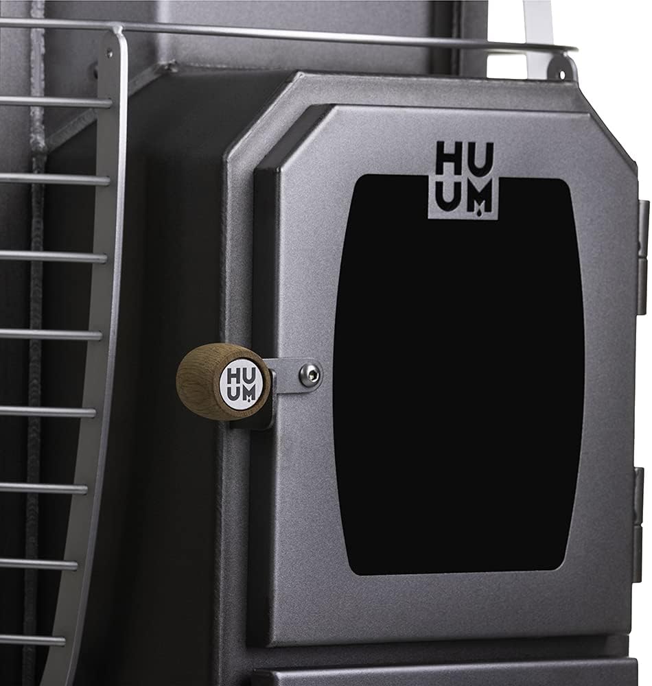 HUUM Hive Wood 17 kW Sauna Stove, 286 pounds of Rounded Olivine Stones Included (for saunas Between 280-565 cu ft.)